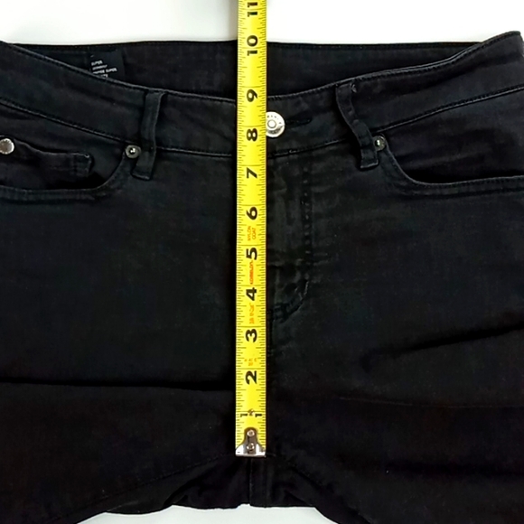 A/X Armani Exchange Women's Super Skinny 26 Black Distressed Jeans - Picture 11 of 13